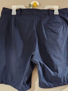 J crew 9" Inseam Chino men navy blue shorts size 34